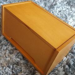 配線コードBOX　木製　ケーブルボックス