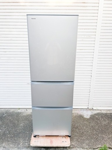 2020年製TOSHIBA 3ドア冷蔵庫 GR-R36S (S)