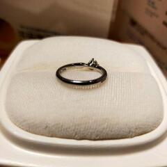 中古】俄 睡蓮 婚約指輪 ダイヤモンド