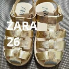 【ネット決済】ZARA キッズサンダル　サイズ26