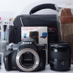 ☆SONY α330☆S数少○スマホ転送○バック付き○初心者向け