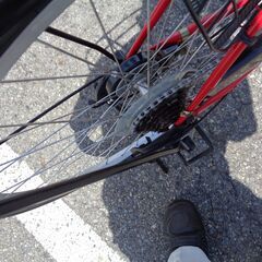 NEUSTADT 26インチ 6速 軽快車 赤（202）