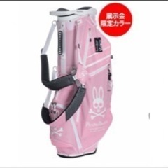 【Psycho Bunny】スタンドゴルフバッグ 限定カラー　　　ピンク 希少Psycho Bunnyサイコバニースタンド ゴルフバッグ限定ｶﾗｰピンク