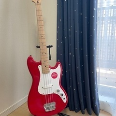 Squier by Fender Bronco BASS red