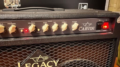 CARVIN LEGACY 212 (スティーブ・ヴァイ シネグチャー 2Ch 100W 2x12) フットスイッチ付き リバーブ不動 要修理[ジャンク] CARVIN LEGACY 212 (スティーブ・ヴァイ シネグチャー 2Ch 100W 2x12