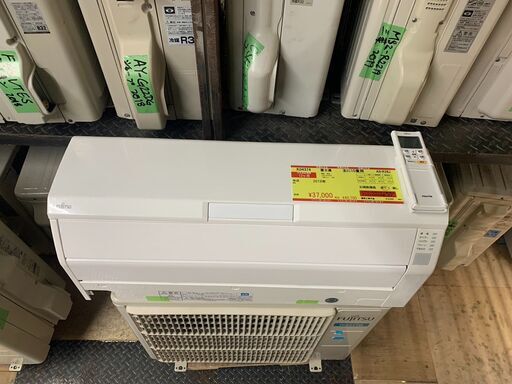 K04374　富士通  中古エアコン　主に10畳用　AS-R28J　冷房能力2.8kw/暖房能力3.6kw