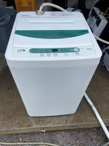 洗濯機　ヤマダ電機　4.5キロ　2017年　配達込み