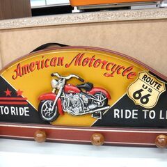 American Motorcycle バイク ハーレー 壁掛け...