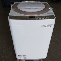 【23072101】全自動電気洗濯機　シャープ　ES-KS70U...