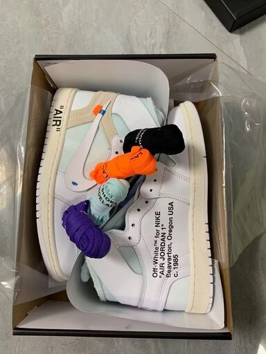 スニーカー Off-White x Air Jordan 1 High NRG WHITE