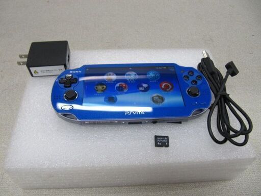入荷！SONY ソニー PSVITA 本体 ブルー PCH-1000 【ゲーム機高価買取アールワン田川】
