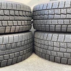 721-1）工賃込み！195/65R15ダンロップスタッドレス 中古4本セット！17 