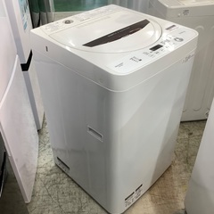 安心の6ヶ月保証付き！！ SHARP　 5. 5kg全自動洗濯機　ES-GA5B-W  2018年製