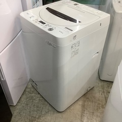 安心の6ヶ月保証付き！！ SHARP　 5. 5kg全自動洗濯機　ES-GA5B-W  2018年製