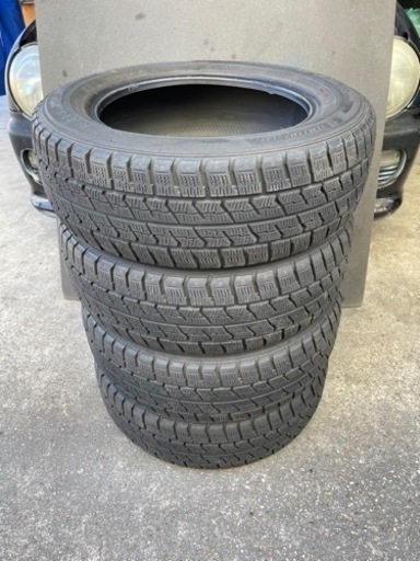 721-3）工賃込み！185/65R15グッドイヤースタッドレス 中古4本セット！13年製アイスナビ