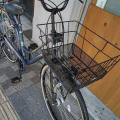 超美品☆☆CARG[カルグ]Active Style 27吋ファッションサイクル 外装6段/LEDオート/スモークブラック