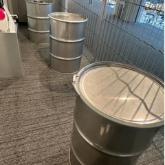 ステンレス オープン ドラム缶 200L 3台