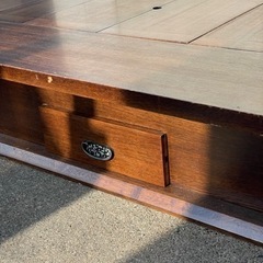 収納スペース付き　ローテーブル　