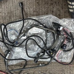 200系ハイエース3型ワイド後期HID純正フェイスセット　