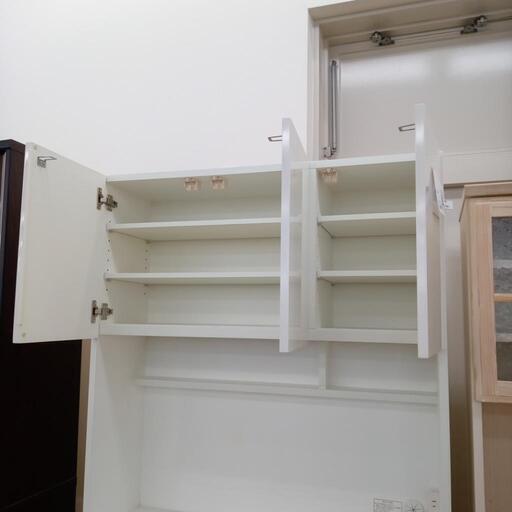 ★ジモティ割あり★ NITORI レンジボード 白 H190×D42×W100 クリーニング済み OJ1560 ☆ジモティ割あり☆ NITORI レンジボード 白 H190×D42×W100