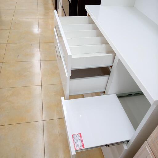 ☆ジモティ割あり☆ NITORI レンジボード 白 H190×D42×W100