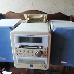 Victor ミニコンポ UK-019 200W　ホワイト Victor ミニコンポ UK-019 200W ホワイト