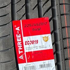 🌞225/45ZR17⭐工賃込み！新品未使用！ロードスター、IS、オーリス、インプレッサ等に！THREE-A製サマータイヤ入荷しました🌞