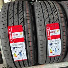 🌞225/45ZR17⭐工賃込み！新品未使用！ロードスター、IS、オーリス、インプレッサ等に！THREE-A製サマータイヤ入荷しました🌞