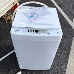 【美品】2022ハイセンス洗濯機5.5kg