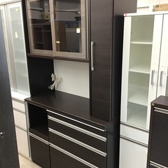 松田家具 2枚扉オープンボード エビアンレンジ1200