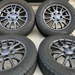 195/65R15スタッドレスタイヤ付きホイール4本　ノア、ヴォ...