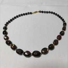 茶系　ネックレス　中古