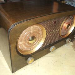 Bluetooth受信機付き東芝513F 昭和レトロ真空管ラジオ