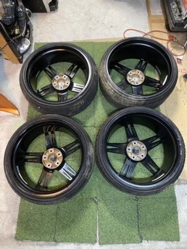 ESTATUS 757 ホイール 20インチ 8.5J/9.5J +38 タイヤ付き4本SET (ALL  
