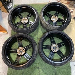 ESTATUS 757 ホイール 20インチ 8.5J/9.5J +38 タイヤ付き4本SET 