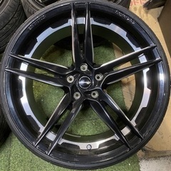 ESTATUS 757 ホイール 20インチ 8.5J/9.5J +38 タイヤ付き4本SET 