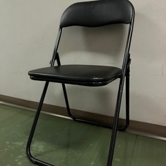 折りたたみ椅子　黒　12脚セット