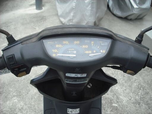 HONDA SuperDio スーパーディオ (AF27) ブルー・外装キズ割れ有り