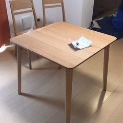 ニトリ　ダイニングテーブル・椅子2脚セット