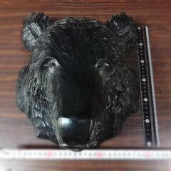 木彫りの熊(顔のみ)