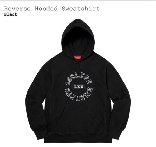 reverse hooded sweatshirt supreme パーカー