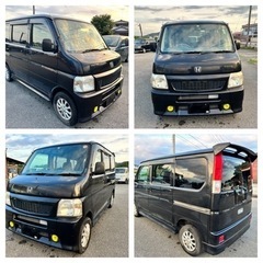 バモス　L 4WD 格安　キッチンカーベース車　キャンピングカー...