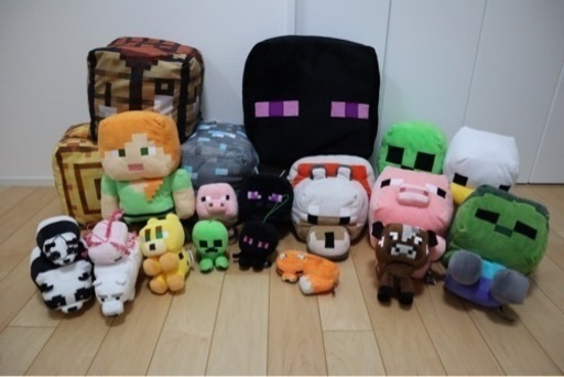 マインクラフト　マイクラ　ぬいぐるみ