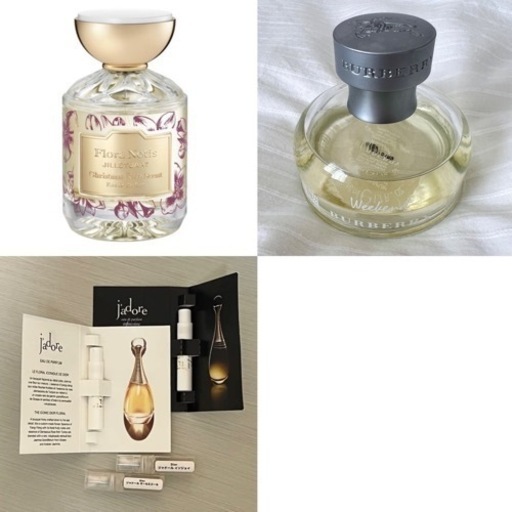 限定品 Flora Notis JILL STUART オードパルファン、Burberry Weekend、Diorシャドール含む、香水set (個別販売不可)