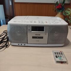 TOSHIBA ラジカセ CD ラジオ カセット レコーダー T...