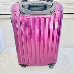 小型　スーツケース　紫　