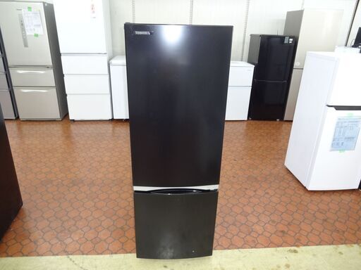 ID 140837　冷蔵庫2ドア　170L　キズ有　東芝　２０２０年製　GR-S17BS(K)