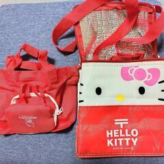 Hello Kitty保冷バッグと折りたたみトートバッグセット