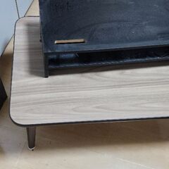 折り畳みテーブル/モニター台セット