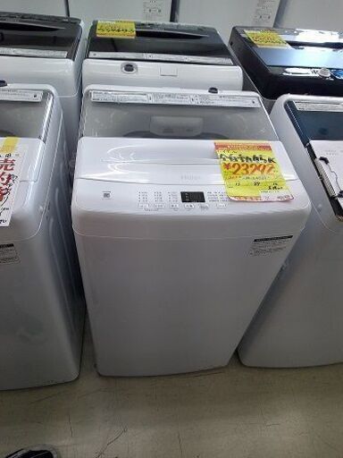 ID:G60355644　全自動洗濯機４．５ｋ　ハイアール　ＪＷ－Ｕ４５ＥＡ　２０２２年